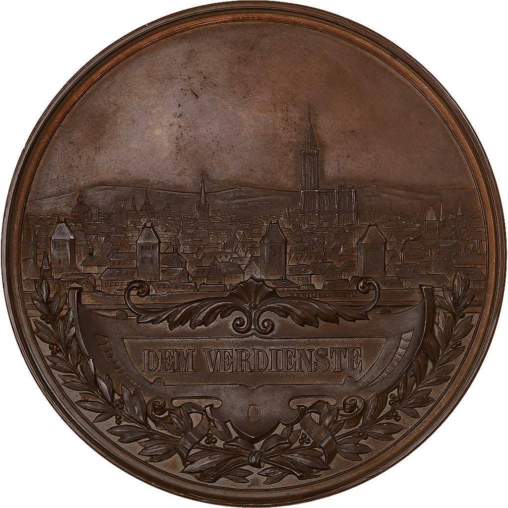 Germany, Medal, Exposition Industrielle de Strasbourg, 1895, Bronze, MS(64)