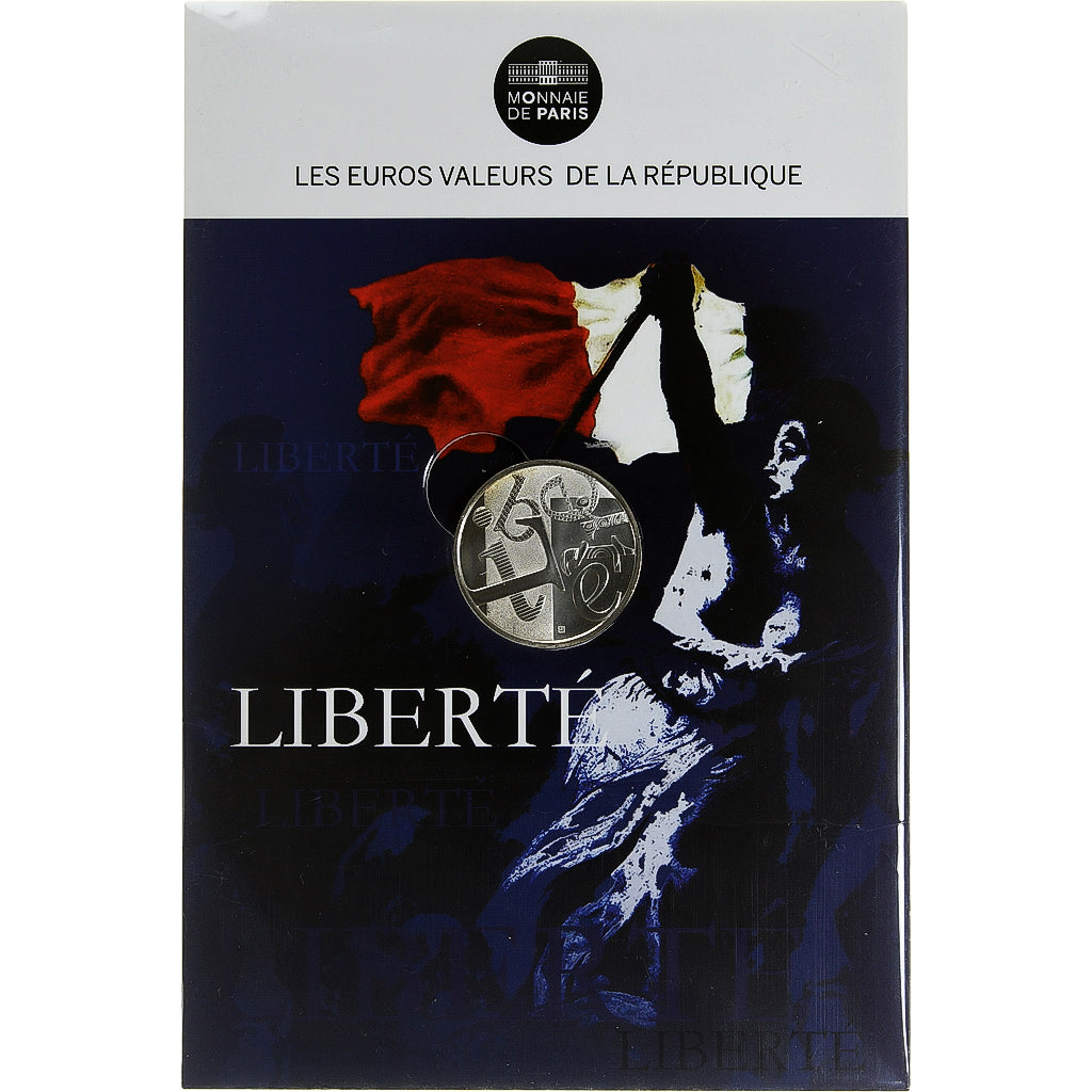 France, 5 Euro, Liberté, 2013, MDP, Silver, MS(65-70)