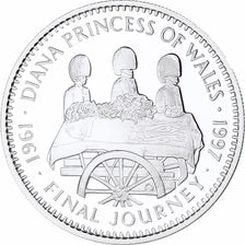 Liberia, 20 Dollars, Princess Diana, Final Journey, 1997, Proof, Silver