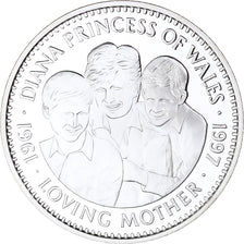 Liberia, 20 Dollars, Princess Diana, Loving Mother, 1997, Proof, Silver