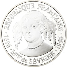 France, 100 Francs, Mme de Sévigné, 1996, MDP, Proof, Silver, MS(65-70)
