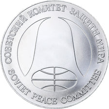 Russia, Rouble, Disarmament, 1988, Moscow, Aluminium, MS(65-70)