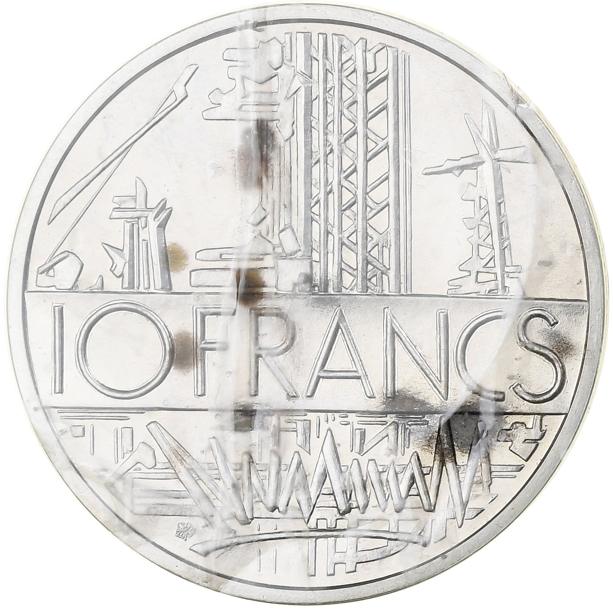 France, 10 Francs, Mathieu, 1980, MDP, Piéfort, Argent, FDC