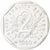France, 2 Francs, Semeuse, 1980, MDP, Piéfort, Silver, MS(65-70)