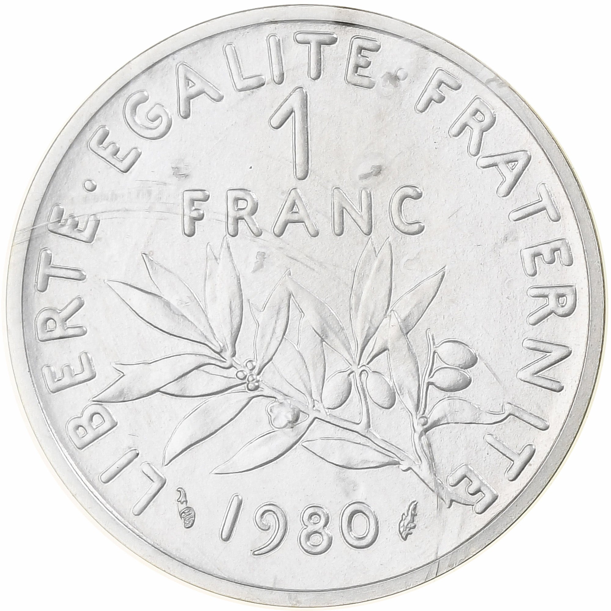 France, Franc, Semeuse, 1980, MDP, Piéfort, Silver, MS(65-70)