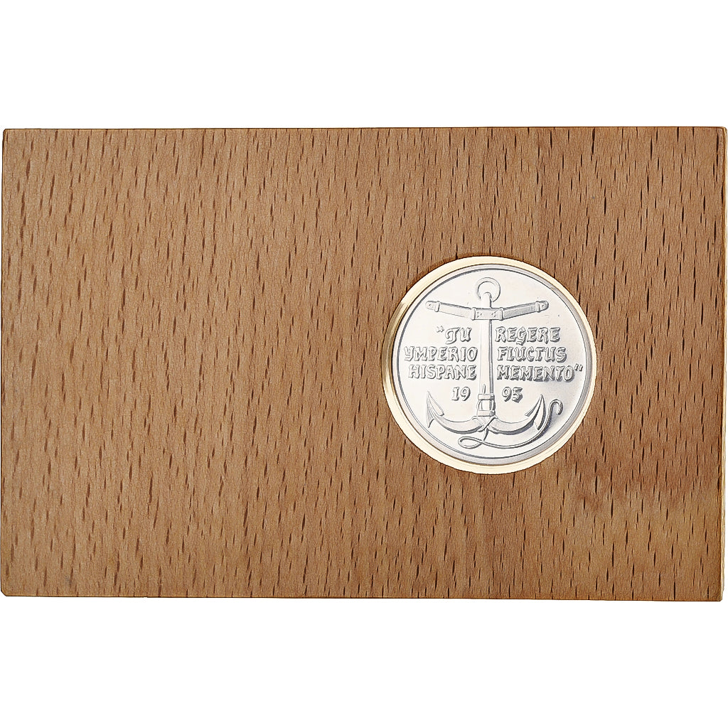 Spain, Ecu, Marina, 1995, Madrid, Silver, Proof, MS(65-70)