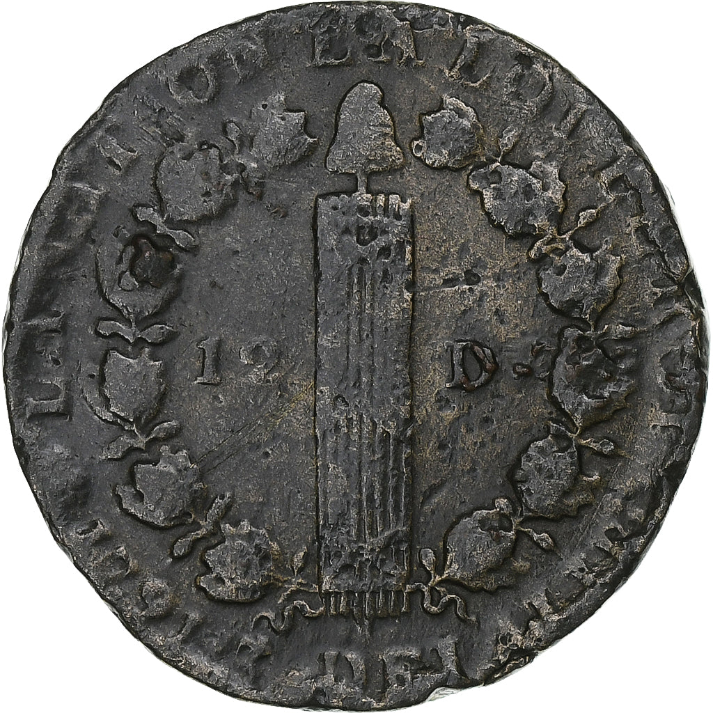 Frankreich, Louis XVI, 12 deniers françois, 1791·3, Paris, Bronze, S+