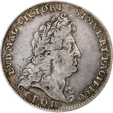 France, Token, Louis XIV, Ville de Rouen, 1698, Silver, VF(30-35)