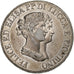 Republic of Lucca, Felix and Elisa, 5 Franchi, 1807, Florence, Argento, MB+