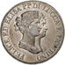 Republic of Lucca, Felix and Elisa, 5 Franchi, 1807, Florence, Zilver, FR+