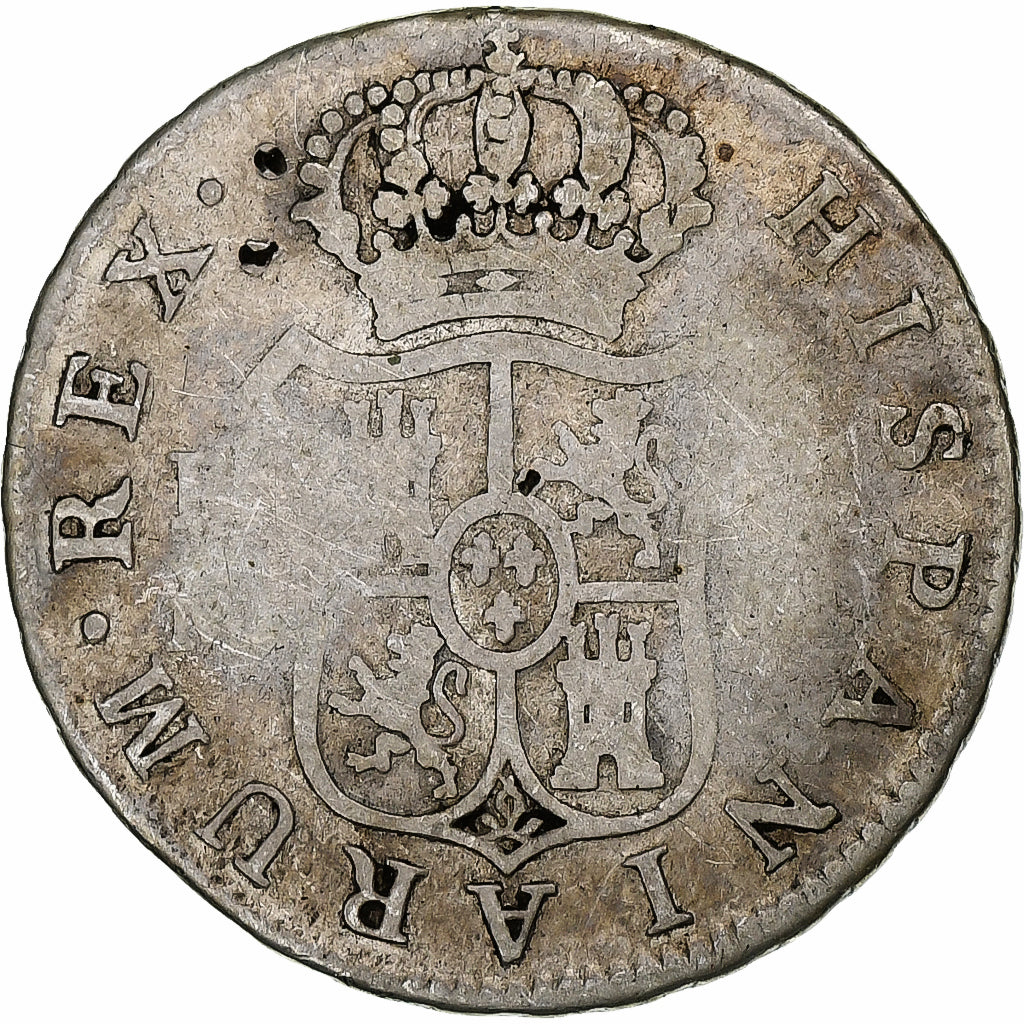Spain, Carlos IV, 2 Reales, 1794, Madrid, Silver, F(12-15), KM:430.1