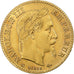 França, Napoleon III, 10 Francs, 1862, Paris, Dourado, AU(55-58), Gadoury:1014a