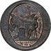 France, Monneron de 5 Sols, 1792, Bronze, AU(50-53)