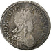 Francia, Louis XIV, 1/2 Écu à la mèche longue, 1653, Angers, Argento, MB+