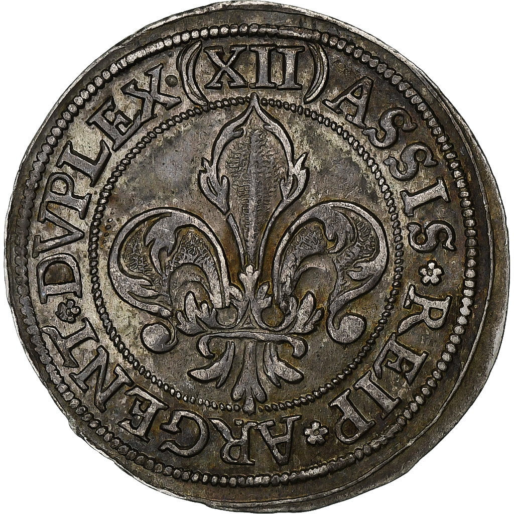 City of Strasbourg, 12 Kreuzer, 1623, Strasbourg, Silver, AU(50-53)