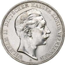 Kingdom of Prussia, Wilhelm II, 3 Mark, 1910, Berlin, Silver, EF(40-45), KM:527