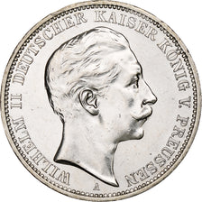 Kingdom of Prussia, Wilhelm II, 3 Mark, 1912, Berlin, Zilver, PR, KM:527