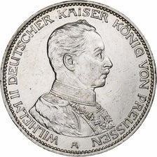 Kingdom of Prussia, Wilhelm II, 3 Mark, 1914, Berlin, Prata, AU(50-53), KM:538