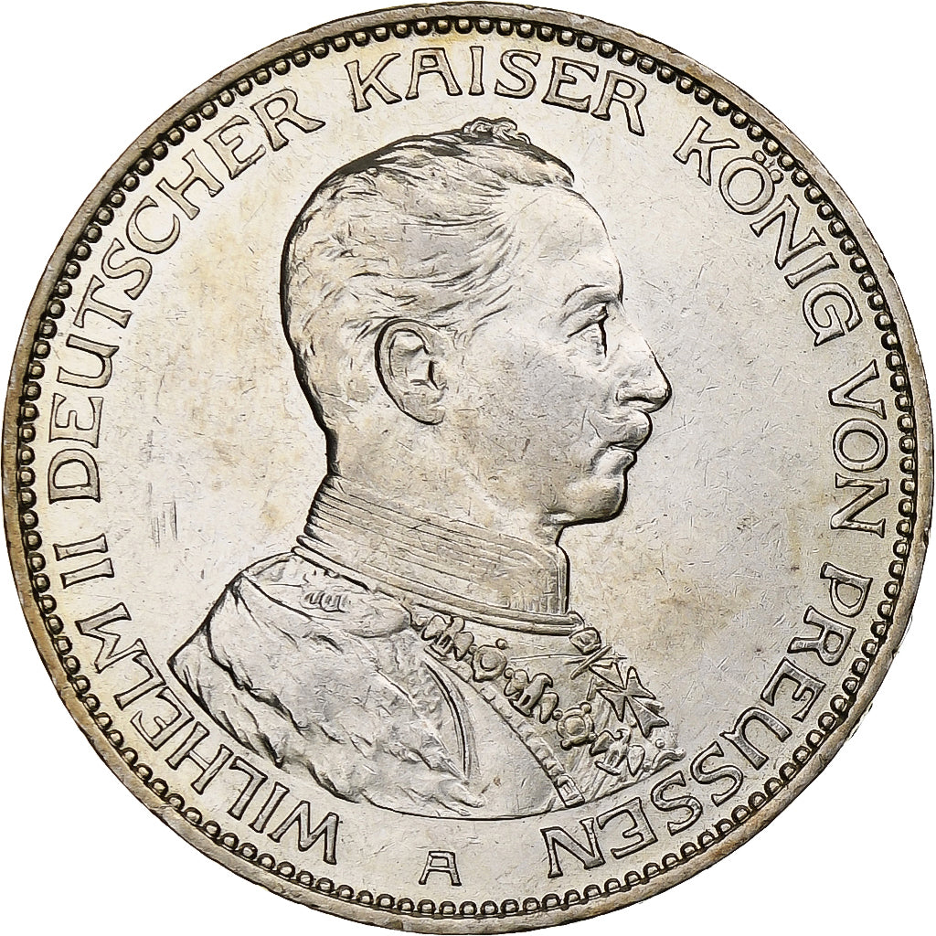 Royaume de Prusse, Wilhelm II, 3 Mark, 1914, Berlin, Argent, TTB+, KM:538