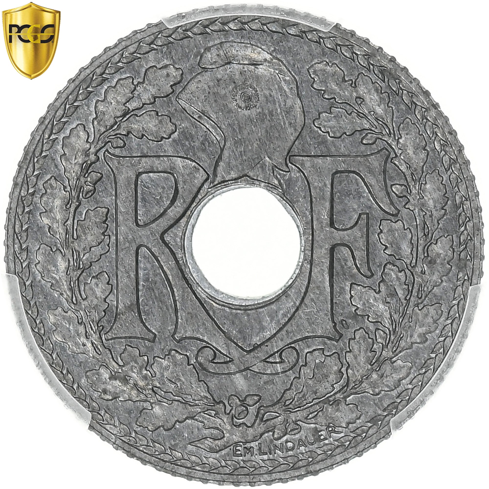 Francia, 10 Centimes, Lindauer, .1941., Paris, Cinc, PCGS, FDC, Gadoury:288c