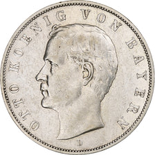 Germania, Kingdom of Bavaria, Otto, 3 Mark, 1909, Munich, Argento, BB, KM:996