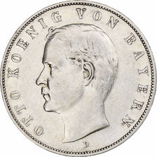 Germany, Kingdom of Bavaria, Otto, 3 Mark, 1909, Munich, Silver, EF(40-45)