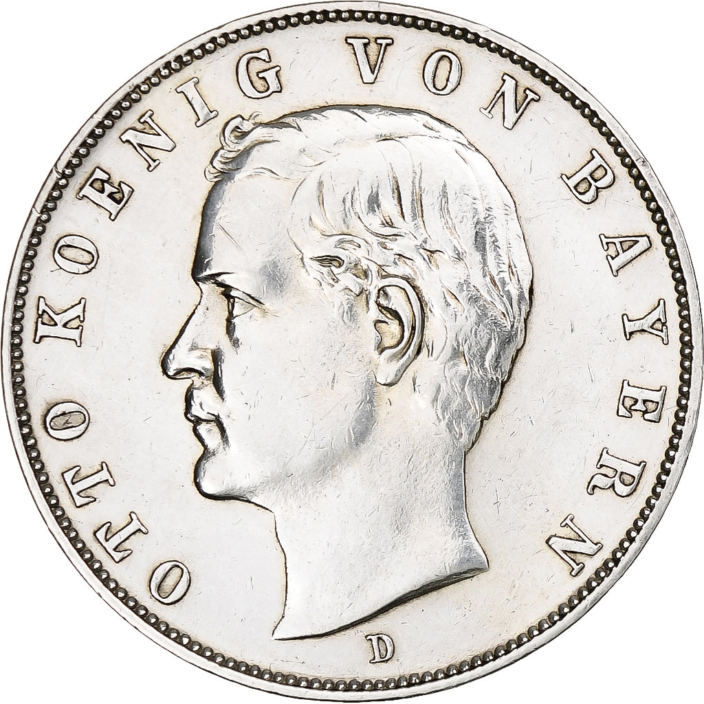 Allemagne, Royaume de Bavière, Otto, 3 Mark, 1910, Munich, Argent, TTB+, KM:996