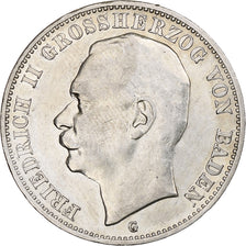 Germany, Grand-duchy of Baden, Friedrich II, 3 Mark, 1908, Karlsruhe, Silver