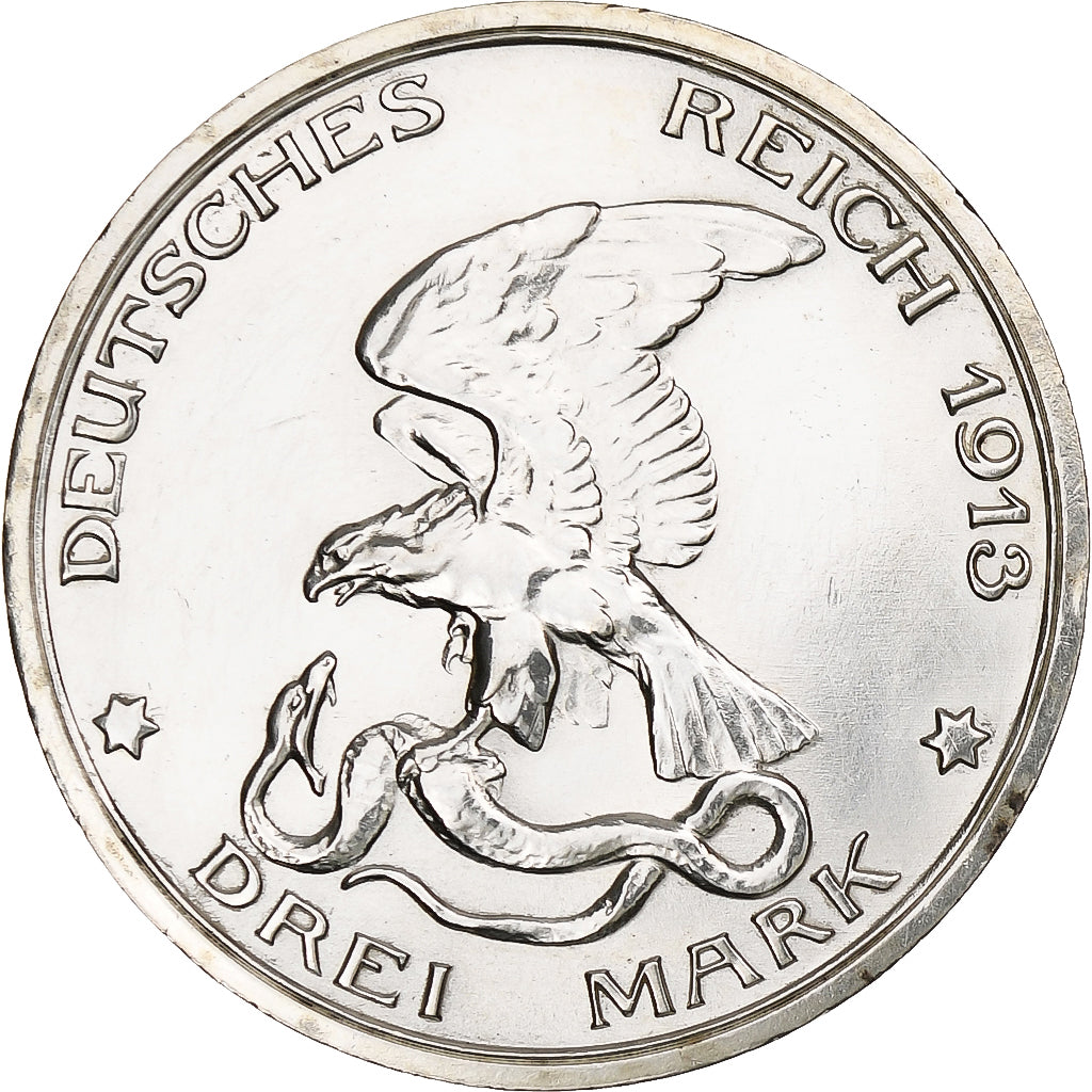 Royaume de Prusse, Wilhelm II, 3 Mark, Guerre contre Napoléon 1913, Berlin