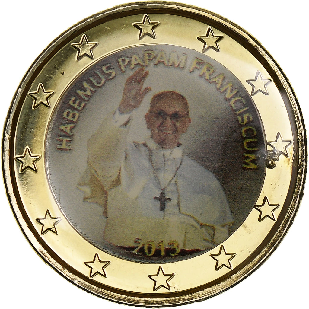 Vaticano, ficha, Habemus Papam Franciscum, 2019, Nordic gold, BB+