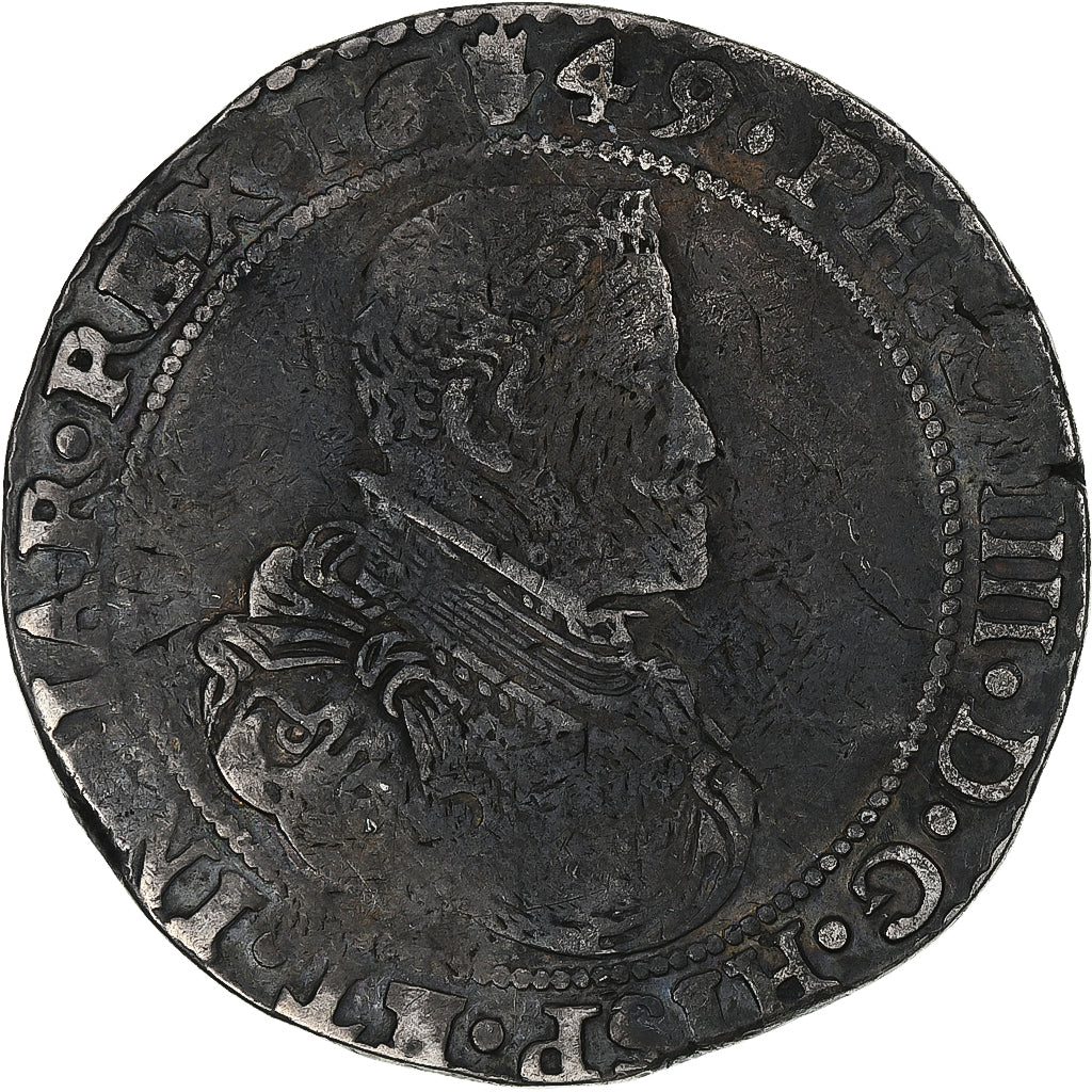 Spanish Netherlands, Brabant, Philip IV, Ducaton, 1649, Anvers, Silver