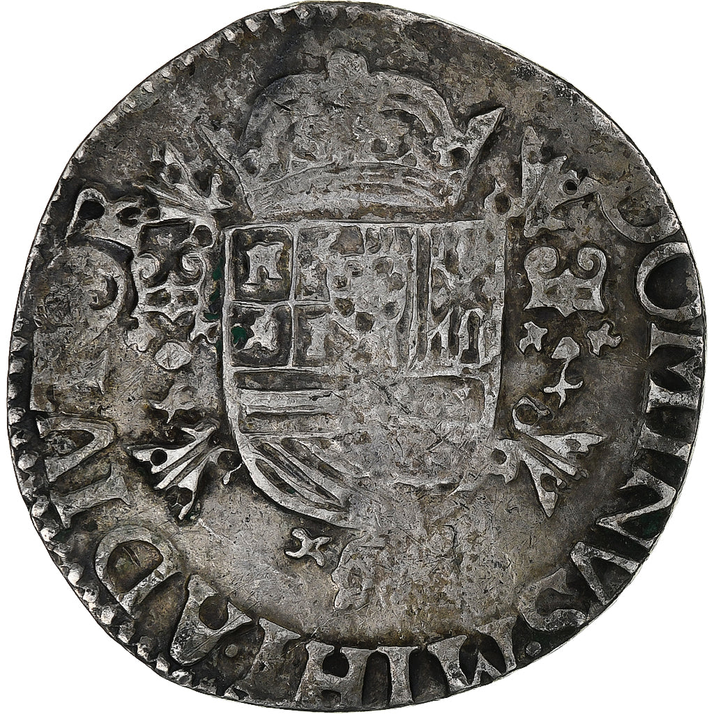 Spanish Netherlands, Artois, Philip II, Philipsdaalder, 1592, Arras, Silver