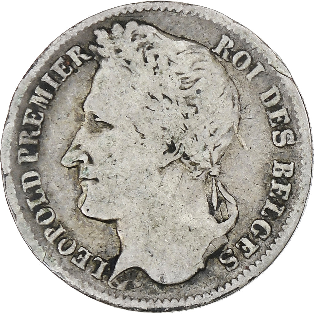 Belgium, Leopold I, 1/2 Franc, 1835, Brussels, Silver, VF(20-25), KM:6