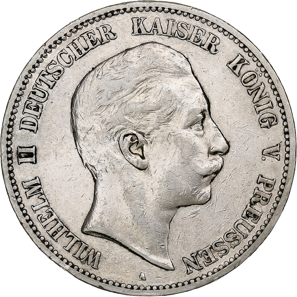 Kingdom of Prussia, Wilhelm II, 5 Mark, 1899, Berlin, Silver, EF(40-45), KM:523