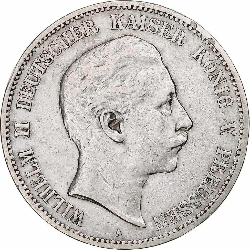 Kingdom of Prussia, Wilhelm II, 5 Mark, 1902, Berlin, Silver, EF(40-45), KM:523