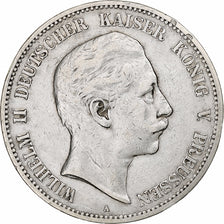 Kingdom of Prussia, Wilhelm II, 5 Mark, 1902, Berlin, Silver, EF(40-45), KM:523