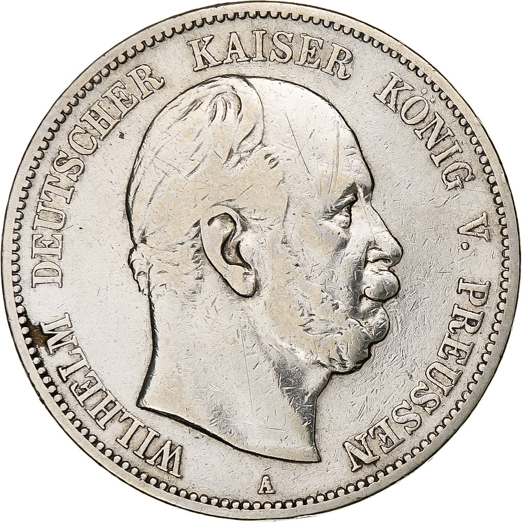 Kingdom of Prussia, Wilhelm I, 5 Mark, 1874, Berlin, Silver, VF(30-35), KM:503