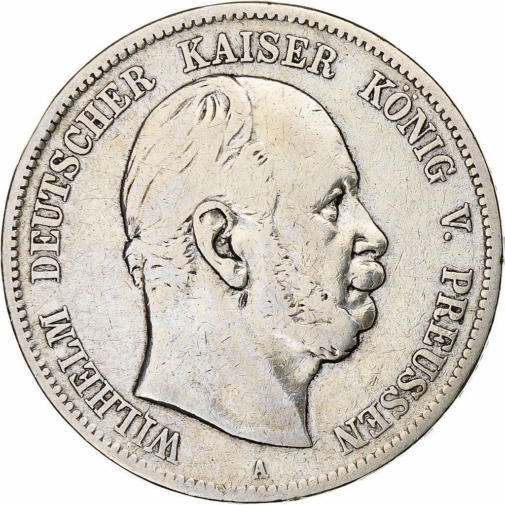 Kingdom of Prussia, Wilhelm I, 5 Mark, 1874, Berlin, Silver, VF(30-35), KM:503