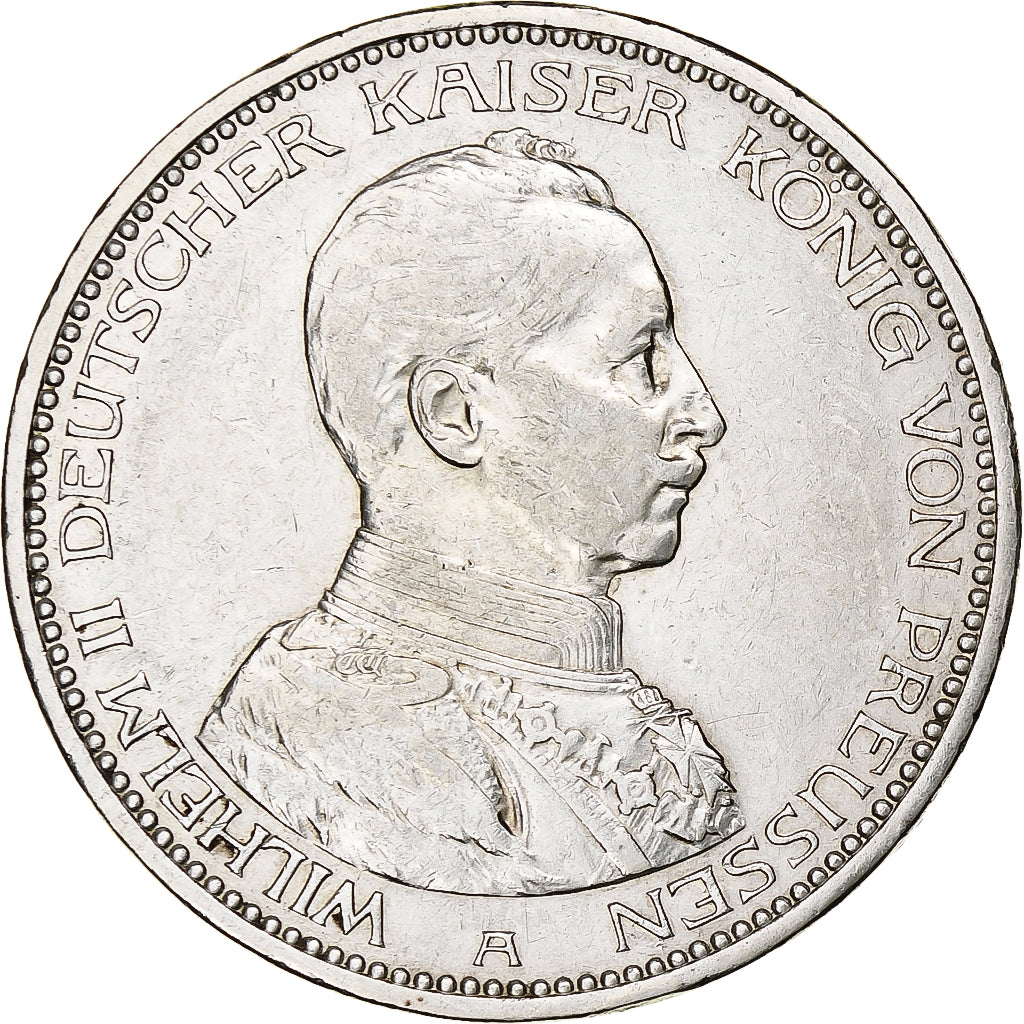 Kingdom of Prussia, Wilhelm II, 5 Mark, 1913, Berlin, Silver, EF(40-45), KM:536