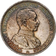 Kingdom of Prussia, Wilhelm II, 5 Mark, 1913, Berlin, Zilver, ZF+, KM:536