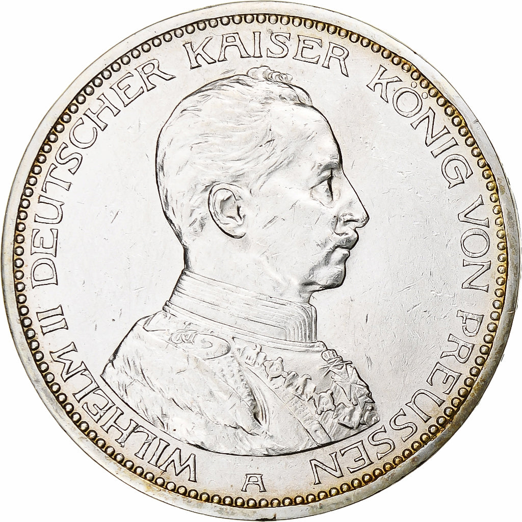 Royaume de Prusse, Wilhelm II, 5 Mark, 1913, Berlin, Argent, TTB+, KM:536