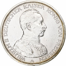 Royaume de Prusse, Wilhelm II, 5 Mark, 1913, Berlin, Argent, TTB+, KM:536