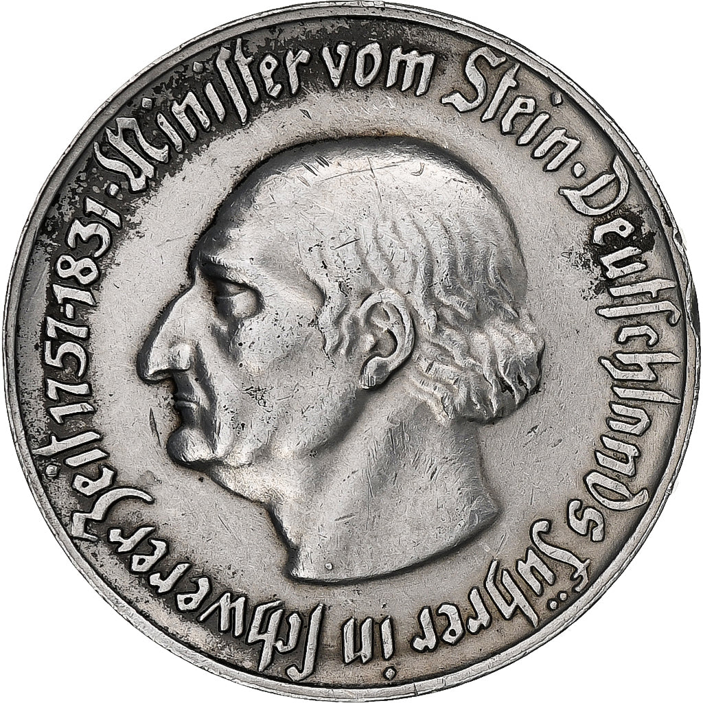Allemagne, République de Weimar, Westfalen, 5 Mark, 1921, Menden, Aluminium