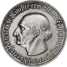 Allemagne, République de Weimar, Westfalen, 5 Mark, 1921, Menden, Aluminium