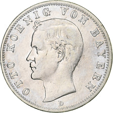 Germania, Kingdom of Bavaria, Otto, 2 Mark, 1903, Munich, Argento, BB, KM:913