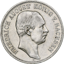 Allemagne, Kingdom of Saxony, Friedrich August III, 2 Mark, 1906, Muldenhütten