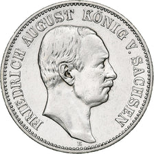Alemanha, Kingdom of Saxony, Friedrich August III, 2 Mark, 1907, Muldenhütten