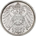 Germany, Wilhelm II, Mark, 1909, Muldenhütten, Silver, AU(55-58), KM:14
