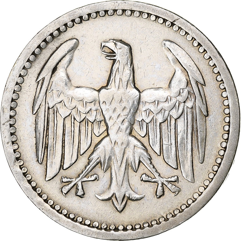 ALEMANIA - REPÚBLICA DE WEIMAR, 3 Mark, 1924, Berlin, Plata, MBC+, KM:53