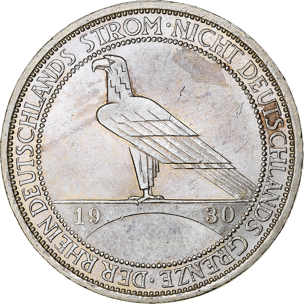 Allemagne, République de Weimar, 3 Mark, Liberation of Rhineland, 1930, Berlin